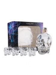 Crystal Head Vodka + Shot Glasses Gift Pack